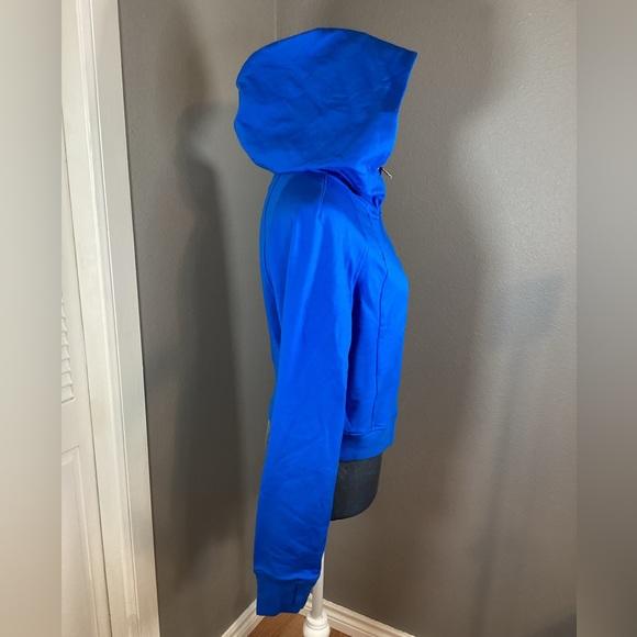 NWT CRZ YOGA Fleece Zip Cropped Hoodie Size L - Picture 7 of 12